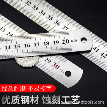 High precision steel ruler